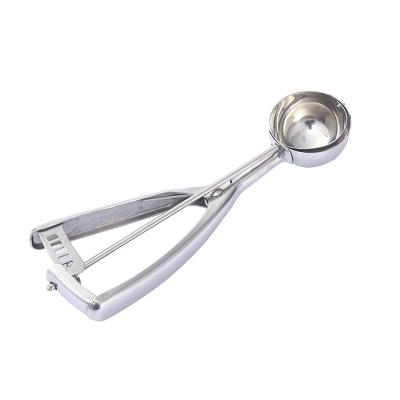 China New Style Stainless Steel Viable Ice Cream Spoon Multifunctional Ice Cream Scoop With Handle Ice Cream Makers for sale