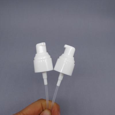 China 20mm plastic pump half cover PP cream body eye lotion cover powder pump Te koop