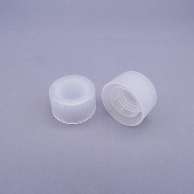 China 20/410 24/410 clear PP double wall ribbed bottle plastic caps screw cap for bottle for sale