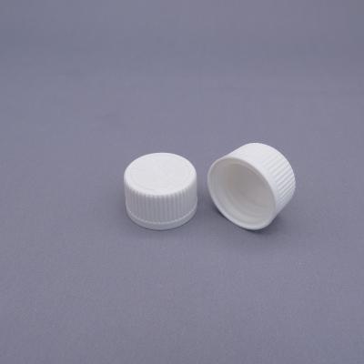 Κίνα 20mm 28mm plastic double wall ribbed CRC caps screw childproof safety cap for medical προς πώληση