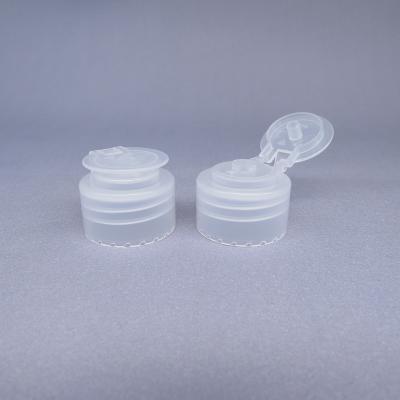 Κίνα 24/410 transparent screw smooth bottle plastic caps flip top cap προς πώληση