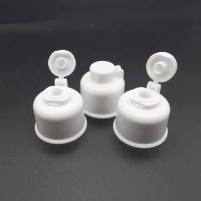 China 24mm plastic caps white flip top cap for sale