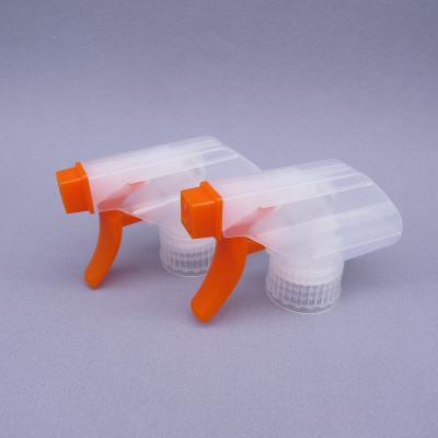 China Mist spray hand buckle double cover plastic 28/410 oblique pump trigger spray for oil Te koop