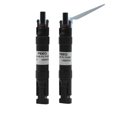 China PV System PPO Material 30A 1000VDC IP67 Waterproof Level Connector FC4 Solar Fuse For Solar System FEEO Directly With CE&TUV Certificates for sale