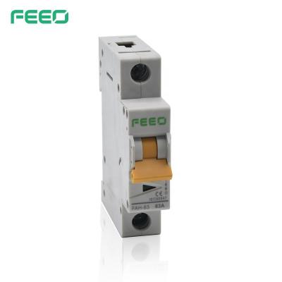 China Plastic Solar Flame Resistor FEEO FAH-63 AC Mini Isolator Switch 1P 230/400V CE Certificate for sale