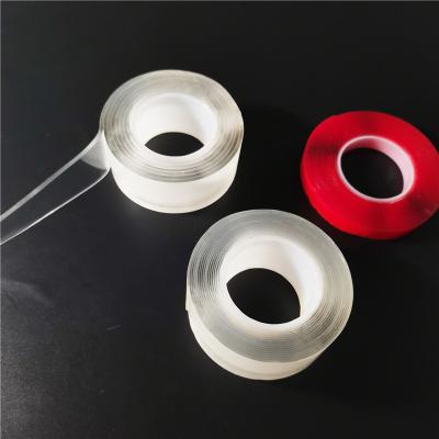 China Waterproof Reusable Adhesive Transparent Glue Stickers Multi Purpose Nano Double-sided Adhesive Tape Nano Adhesive Tape for sale