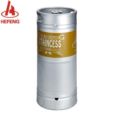 China Beer screen print printing 1/6 barrel USA standred 20 liter beer keg with low price keg cap by CAT welding for sale