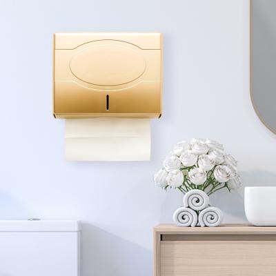 China Modern Tissue And Napkin V-Folded Tissue Dispenser Facial Napkin Box for sale