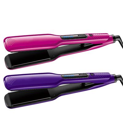 China Household Vacuum Wide Professional Steam Flat Iron Hair Straightener for sale