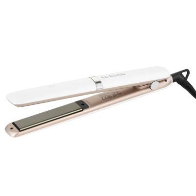 China Household Titanium Hair Curler 2 in 1 Flat Iron Hair Straightener for sale