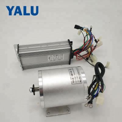 China YALU BM1109 2000W Brushless Electric Go Kart Motor 48V E Scooter BLDC Motor with Controller for DIY EBike Comversion Kit for sale