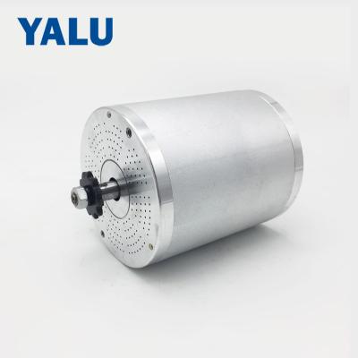 China Kart YALU BM1109 BLDC Brushless E-scooter DC Motor for Motorize Mountain Suspension Bike Tricycle with Mid Drive for sale