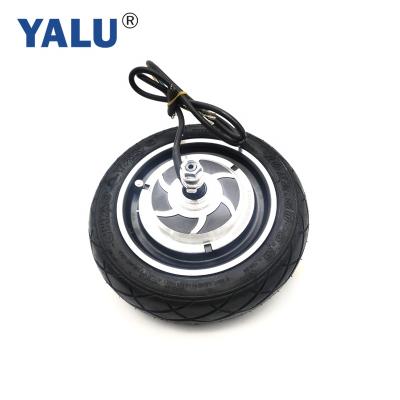 China Electric scooter 10inch 500W 48V scooter hub wheel motor with 6.5inch tire electric motorcycle hub motor for sale