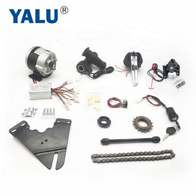 China Two Series YaluMOTOR MY1016Z2 250W 12V Electric Power Bike Kit For Lithium Battery Scooter Ebike Conversion Kit for sale