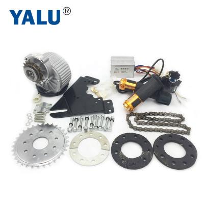 China Ebike YALU MOTOR 24V 36V 250W DC Geared Electric Ebike Conversion Kit For Common Left Side Bike MY1018 Drive Motor Kit for sale