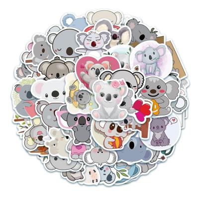 China Cute Cartoon Sticker 50 Pcs Koala Stickers Computer Decorative Stickers for sale