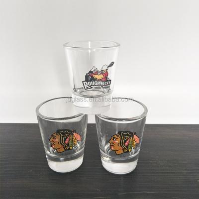 China Viable Promotional Wholesale Old Fashion Shot Glass /Souvenir Shot Glass /Glassware Mug for sale