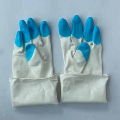 China Cleaning ; Housework ; Kitchen ; Reusable Kitchen PVC Gardening Cleaning Gloves With Latex Free Gloves For Dishwashing for sale