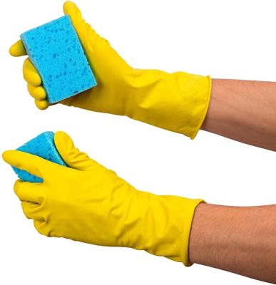 China Cleaning ; Housework ; Kitchen ; Kitchen Latex Household Gardening Cleaning Gloves for sale