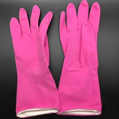 China Cleaning ; Housework ; Kitchen ; Waterblock Latex Reusable Household Gardening Cleaning Gloves for sale