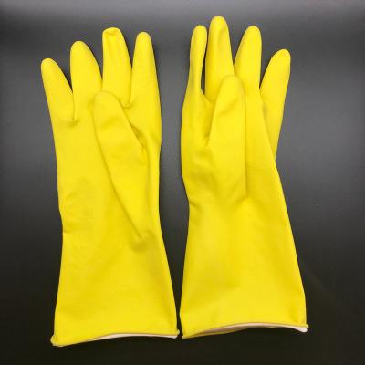 China Cleaning; Household; Kitchen; Gardening Kitchen Natural Rubber Gloves Latex Household Cleaning Gloves for sale