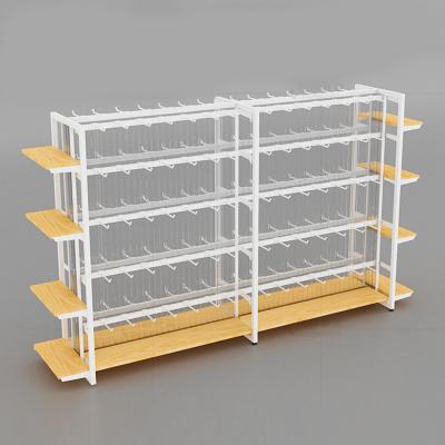 China Morden Zhongdao shelf mother and baby jewelry stationery store display rack multi-functional double-sided multi-layer shelf for sale