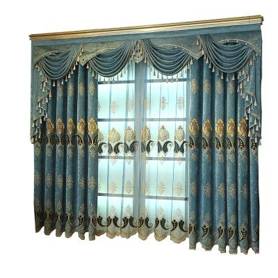 China Blackout European Style Grommet Top Luxury Window Screening Blackout Modern Drape Bedroom Balcony living room sheer curtain for sale