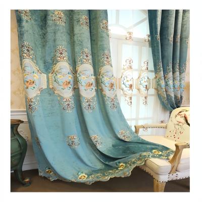 China Blackout Modern Hollow-out Laser Embroidery Living Room Curtains Can Be Customized for sale