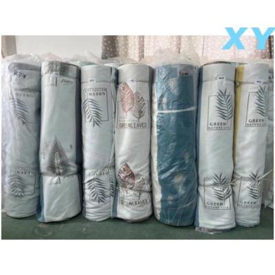 China Blackout Wholesale of cheap colored woven linen jacquard shading curtains in Keqiao, China for sale