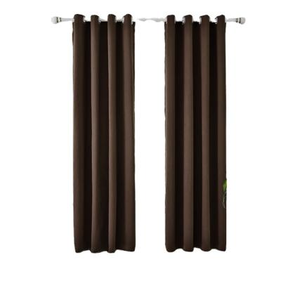 China Blackout MODERN bedroom cheap hotel 100% blackout curtain fabric  for windows living room hotel curtain black out curtains for sale