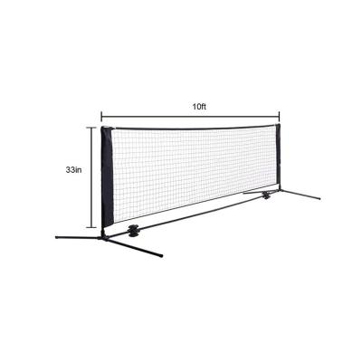 China Hot Selling Trainning Outdoor Sport Training Net 10ft*33in Running Portable Tennis On Sale for sale