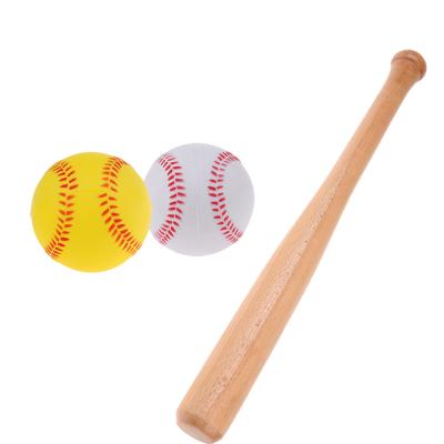 China Factory Price Solid Wood Wooden Rubber Baseball Bat Training Professional Bar Baseball Bats for sale