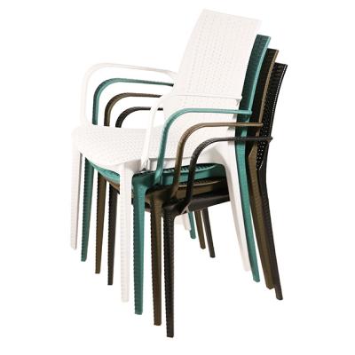 China Beautiful Price Contemporary Wholesale Outdoor Comfortable Stackable Garden Furniture Modern Plastic Chair for sale