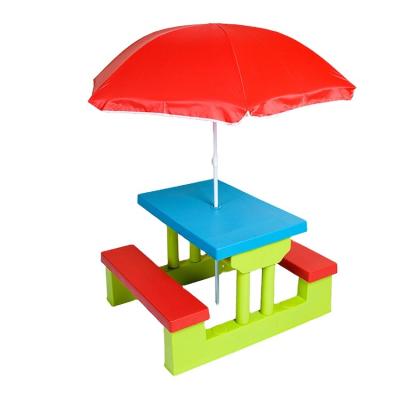 China Foldable Plastic Dining Table And Chair Set For Kids New Style Customized for sale