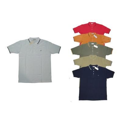 China Custom Contrast Trim or Print Logo Mens Golf Polo Shirts With Embroidery Logo Promotion T-Shirt for sale