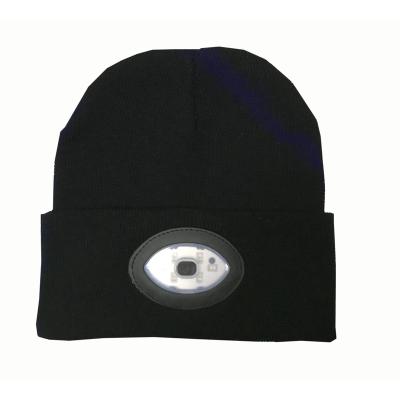 China COMMON Promotional New Products LED Beanie Hat Led Winter Led Hat Wholesale Custom for sale