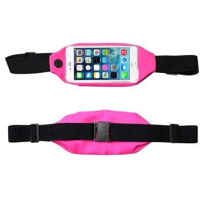 China 2020 Hottest Water Proof Men's and Women's Mobile Phone Touch Screen Mountaineering Sports Jogging Waist Bag for sale