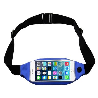 China Water Proof Compatible Touch Screen Running Belt Waist Bag, Fanny Pack Running Wristbands Sports Workout Fitness Support Pouch for sale