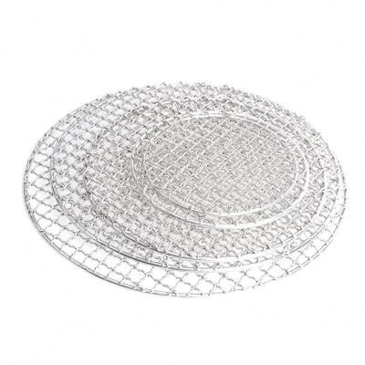 China Hot Selling Dustproof Outdoor Multifunctional Barbecue Stainless Steel Chicken BBQ Grill Grates Mesh Tray BBQ Mat for sale