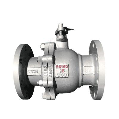 China Handle Price Flange Type Floating High Pressure Cast Steel Ball Valve for sale