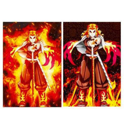 China Hot Sale Anime 2023 Anime Demon Slayer 3d Shake Wall Poster Indoor Custom Lenticular Poster Waterproof Poster for sale