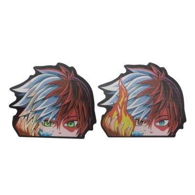 China Cartoon Sticker Actions Over 800 Designs Waterproof Anime Lenticular Motion Car Stickers 3D Motion Stickers Anime Stickers for sale