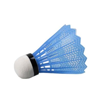 China 2021 New Plastic Foam Professional Nylon Badminton Outdoor Use Duck Feather Badminton Shuttlecock for sale