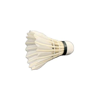 China Cork Splice In Two Materies China Supplier Accept Customized Logo Goose Feather Ball Goose Feather Badminton for sale