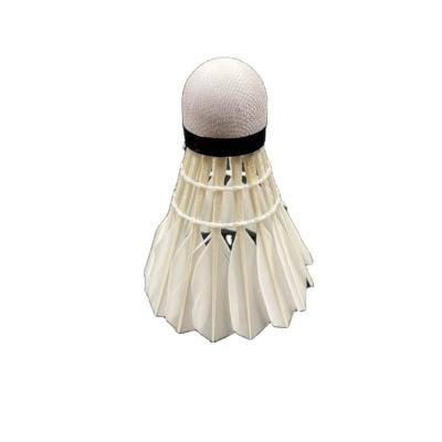 China Nature Two Layer Cork Shuttlecocks Duck Feather Badminton For Basketball Court Best Quality Promotional Tournament for sale