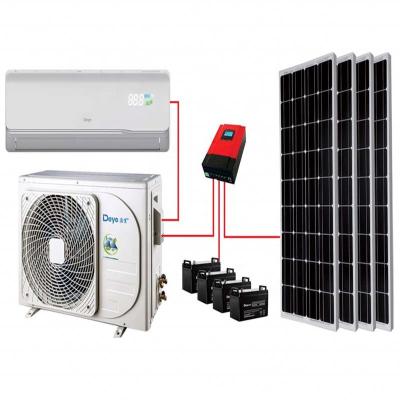 China DEYE Commercial Solar Powered Air Conditioner OFF GRID DC 48V Split Hybrid Portable Solar Air Conditioner Off Grid for sale