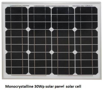 China For mono solar panel 30w mono solar cell 156.75*52.25 for sale