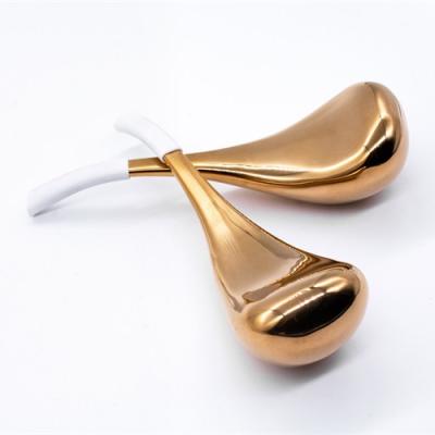 China Body Cryo Roller Rose Gold Cryo Ice Spoon Globes Frozen Cryo Ice Globes With Liquid Inside for sale