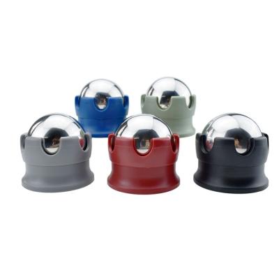 China Face Cooled Cryo Stainless Steel Sphere Massager With Colorful ABS Pedestal Body Massager Product for sale