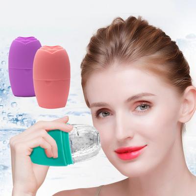 China Face Skin Care Tool Silicone Ice Ball Massage Ice Cube Mold Skin Care Ice Roller for sale